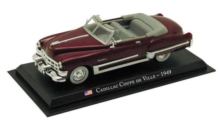 1949 Cadillac Coupe de Ville Convertible - Assembled -- Maroon, 1/43, William Tell International Inc ACSD50