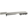 48′ Spread-Axle Drop Deck Trailer w/Toolbox, HO, Herpa Models 5331