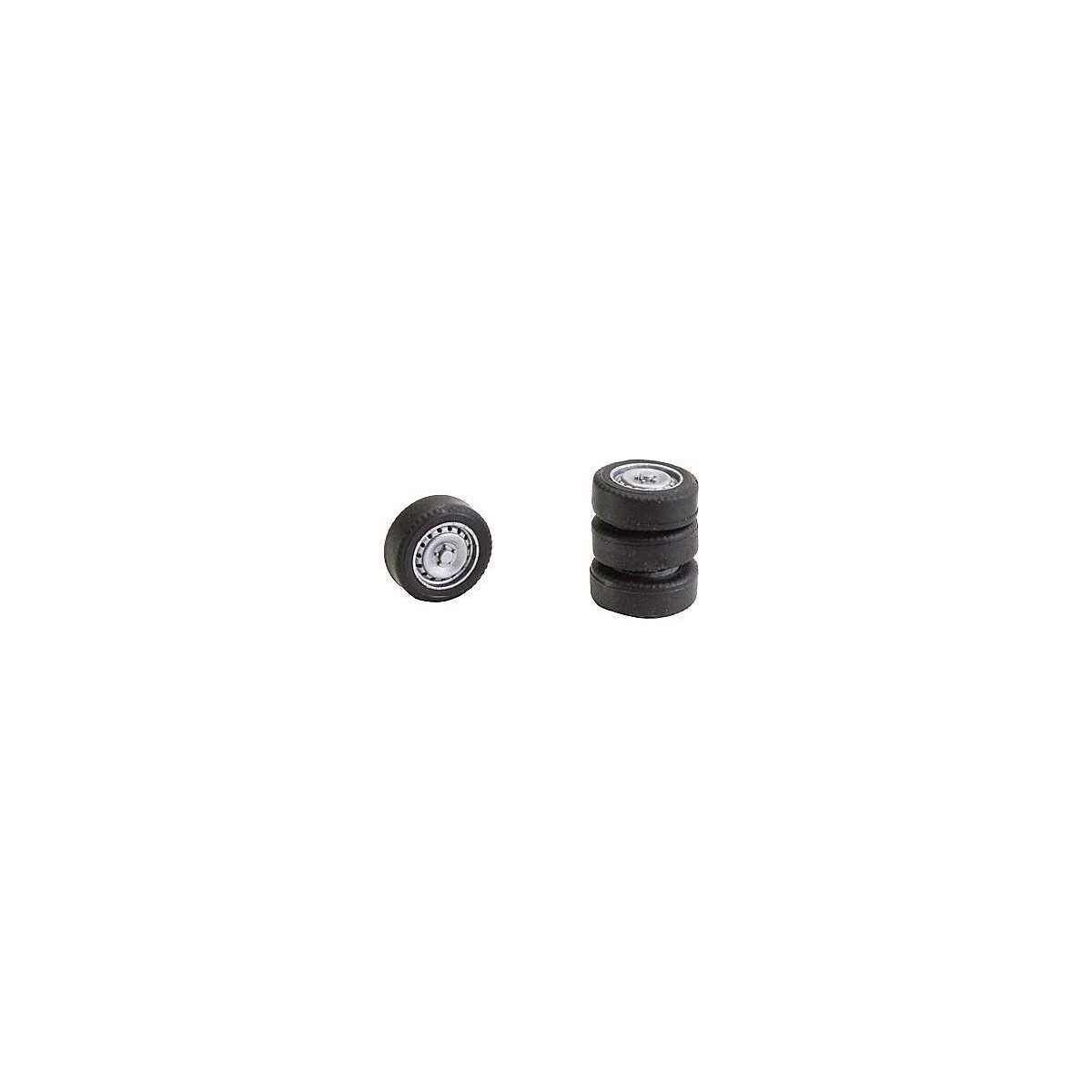Tires & Rims - Car System -- Fits Mercedes-Benz Sprinter & Volkswagen T5 Vans from Herpa & Wiking, HO, Faller Gmbh 163108