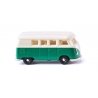 1963-1967 Volkswagen T1 Passenger Van - Assembled -- Green, White, N, Wiking 93204