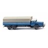 1935-1938 Mercedes-Benz L 10000 Low-Side Truck with Cover - Assembed -- Blue, White, N, Wiking 94306