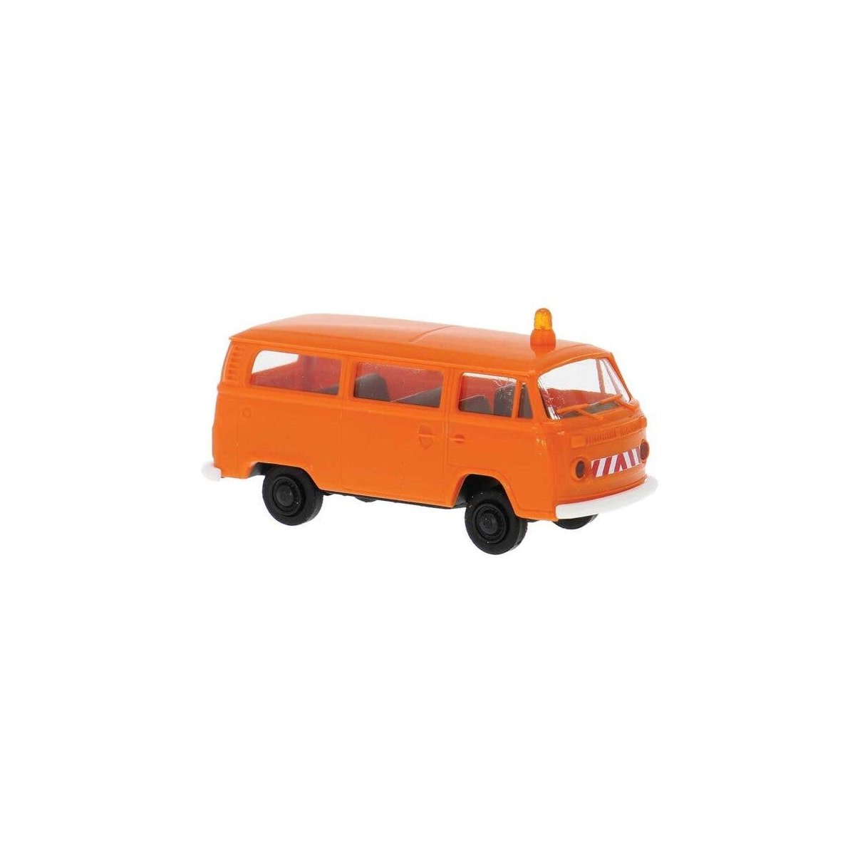 1973-1979 Volkswagen Kombi T2 Passenger Van - Assembled -- City Works Department, Economy (o, HO, Brekina Automodelle 33163