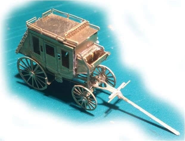 Etched-Brass Kit - Making a Scene -- Concord Coach, N, The N Scale Architect 96700