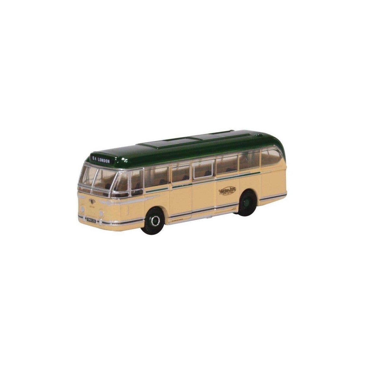 Leyland Royal Tiger Bus - Assembled -- Maidstone and District (ivory, green), N, Oxford Diecast NLRT004