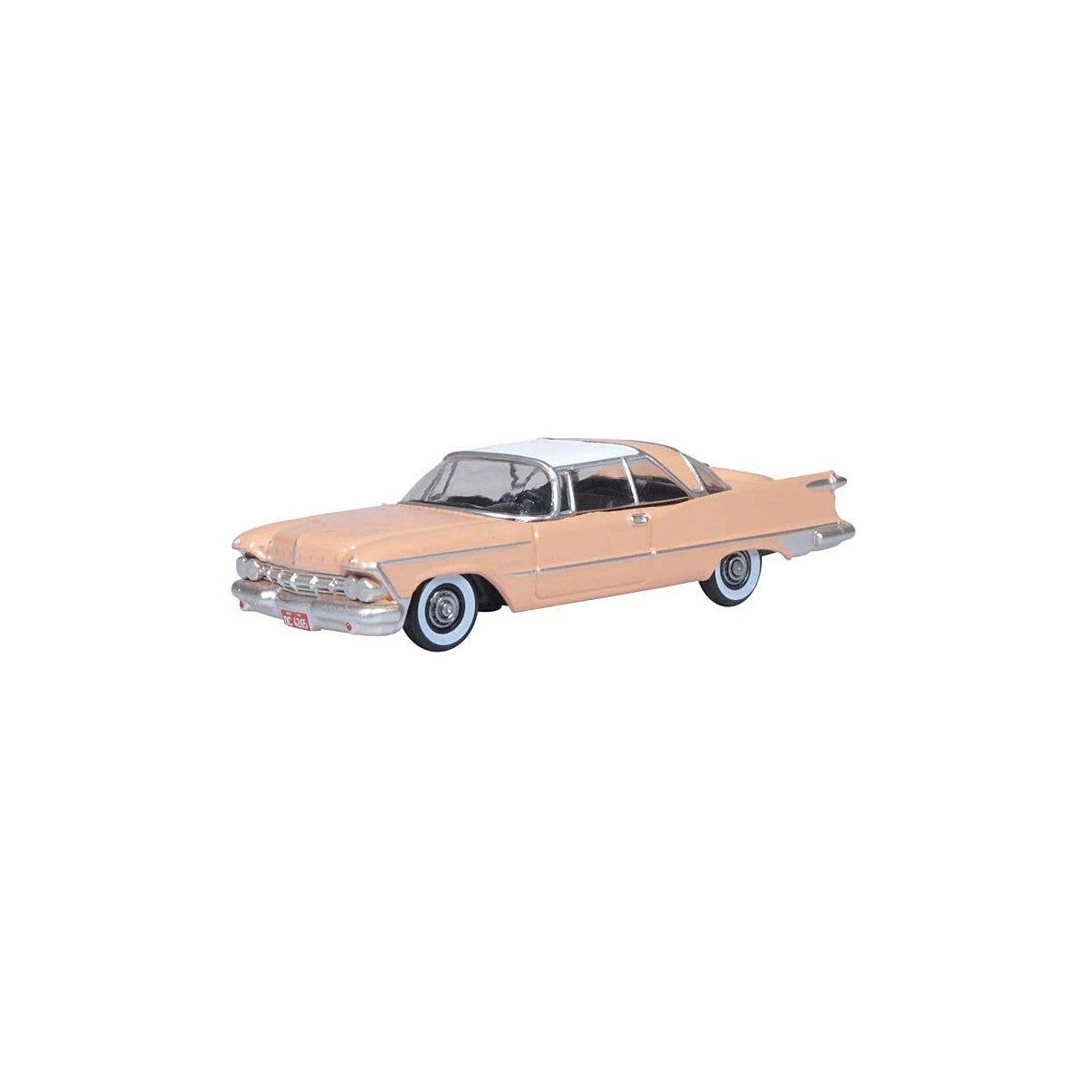 1959 Imperial Crown 2-Door Hardtop - Assembled -- Persian Pink, HO, Oxford Diecast 87IC59001