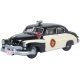 1949 Mercury Eight Coupe - Assembled -- Florida Highway Patrol (black, cream, orange), HO, Oxford Diecast 87ME49010