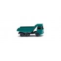 Mercedes-Benz 3-Axle Dump Truck - Assembled -- Blue, N, Wiking 94509