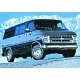 Chevrolet Vans -- Sportvan (white), HO, Trident Miniatures 900411