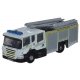 Scania Fire Pumper - Assembled -- Grampian Fire and Rescue (white, silver, yellow, black), N, Oxford Diecast NSFE003