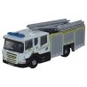 Scania Fire Pumper - Assembled -- Grampian Fire and Rescue (white, silver, yellow, black), N, Oxford Diecast NSFE003