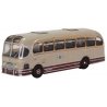 Weymann Fanfare Bus - Assembled -- Grey Cars (gray, red, ivory), N, Oxford Diecast NWFA002