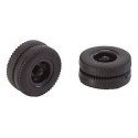 Dually Truck Tires & Rims - Car System -- Fits Powered Brekina MAN Trucks, HO, Faller Gmbh 163102