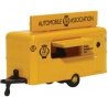 Concession Trailer - Assembled -- Automobile Association (yellow), N, Oxford Diecast NTRAIL010