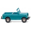 Land Rover 88 Open-Cab SUV - Assembled -- Pale Turquoise, N, Wiking 92301