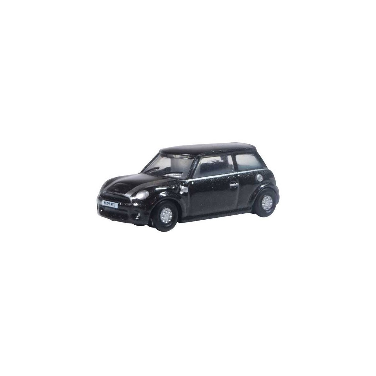2000s Austin Mini - Assembled -- Midnight Black, N, Oxford Diecast NNMN003