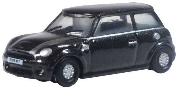2000s Austin Mini - Assembled -- Midnight Black, N, Oxford Diecast NNMN003