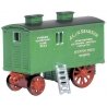Living Wagon Trailer - Assembled -- Alan Sparkes (green, black, red), N, Oxford Diecast NLW004