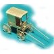 Making-A-Scene Etched Brass Kit -- Amish Buggy, N, The N Scale Architect 96703