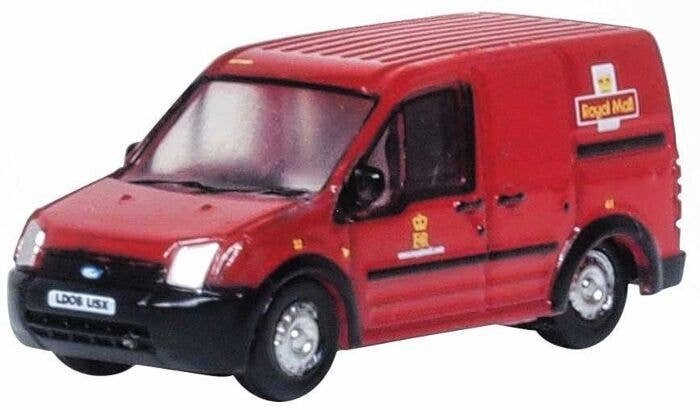 2002 Ford Transit Connect - Assembled -- Royal Mail (red, white, yellow), N, Oxford Diecast NFTC001