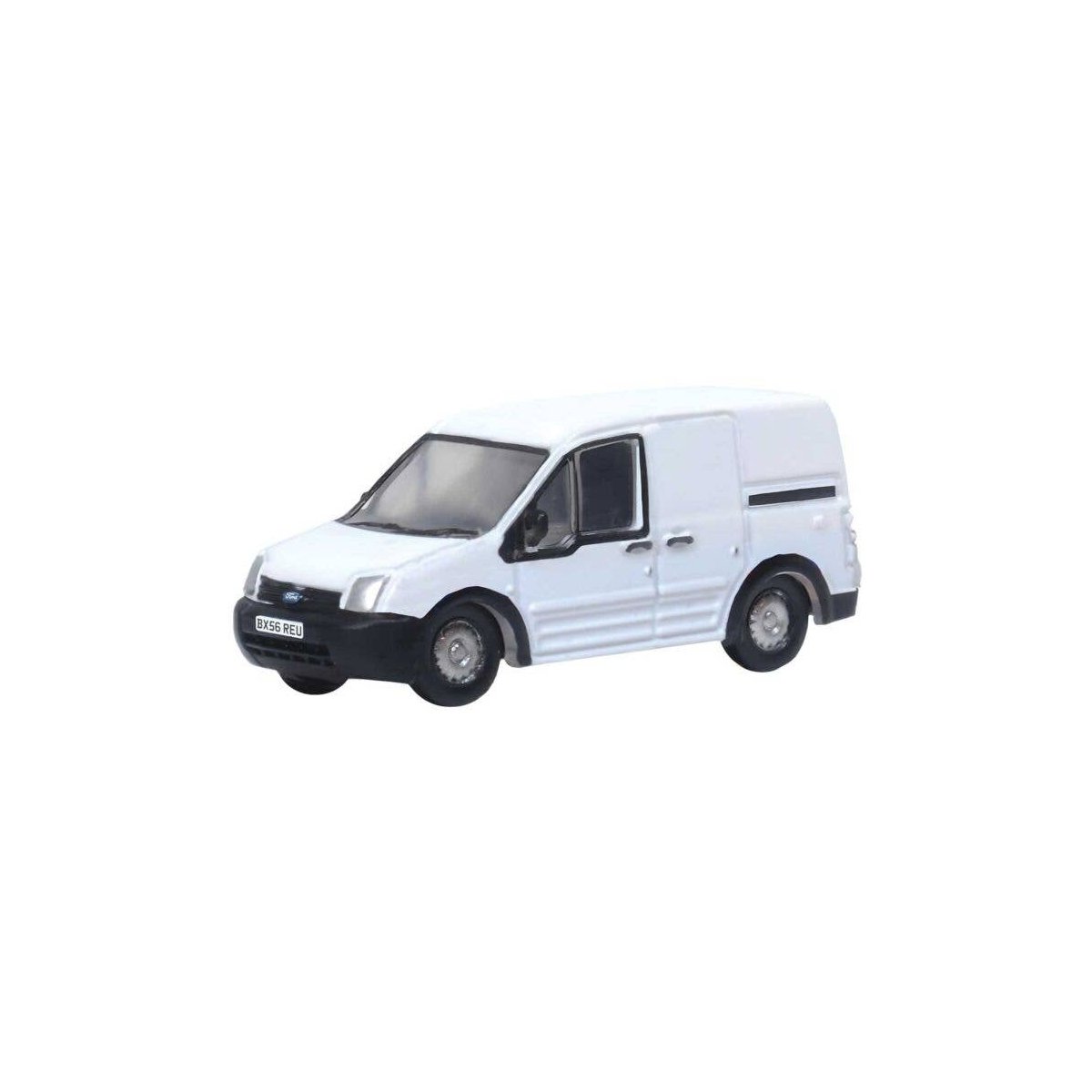 2002 Ford Transit Connect - Assembled -- White, N, Oxford Diecast NFTC005