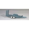 Construction Equipment (Unpainted Metal Kit) -- Light Utility Trailer (Holds 61001, sold separately), HO, GHQ 61002