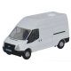 Ford Transit Van with Long Wheelbase and High Roof - Assembled -- White, N, Oxford Diecast NFT006