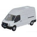 Ford Transit Van with Long Wheelbase and High Roof - Assembled -- White, N, Oxford Diecast NFT006