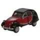 Citroen 2CV - Assembled -- Maroon, Black, N, Oxford Diecast NCT001