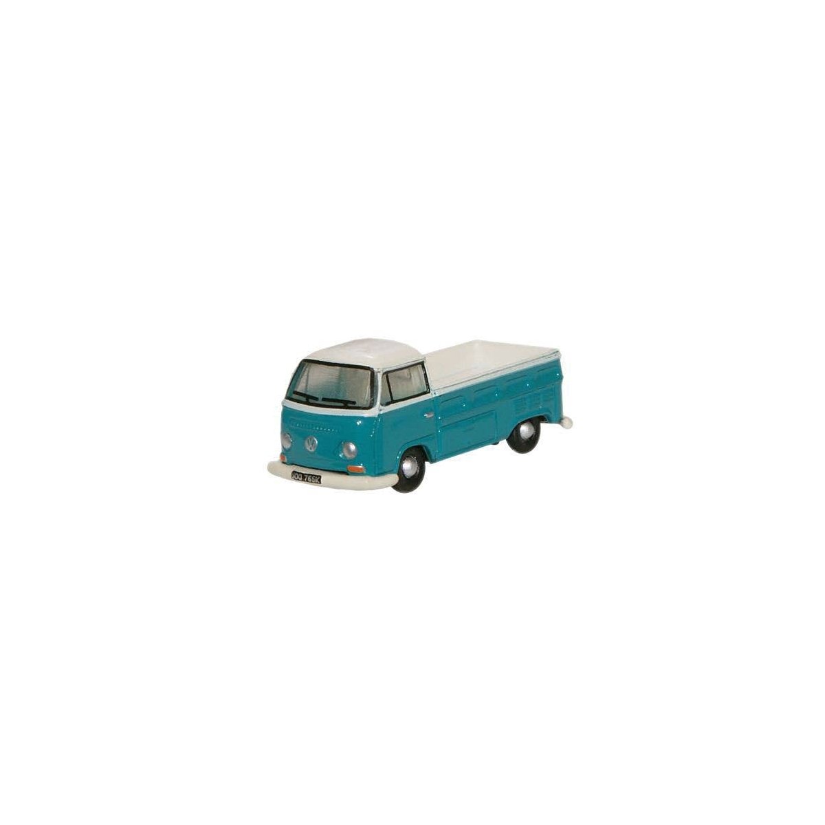1960s Volkswagen Pickup Truck - Assembled -- Emerald Green, Arcona White, N, Oxford Diecast NVW006