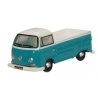 1960s Volkswagen Pickup Truck - Assembled -- Emerald Green, Arcona White, N, Oxford Diecast NVW006