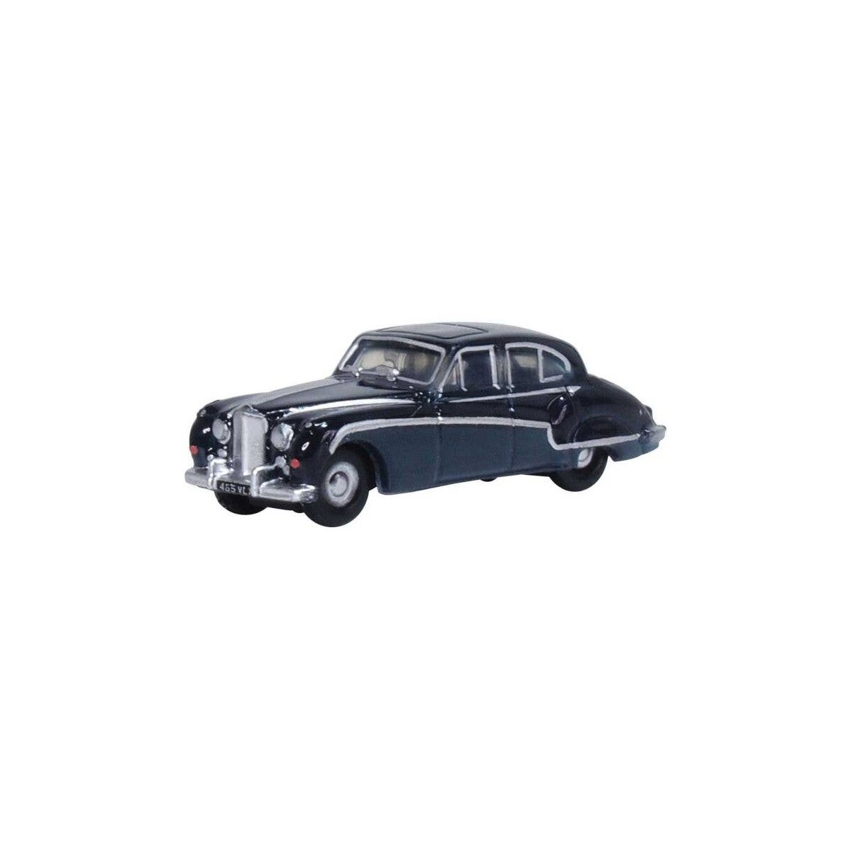 1956 Jaguar MKVIII Sedan - Assembled -- Indigo Blue, Cotswold Blue, N, Oxford Diecast NJAG8003
