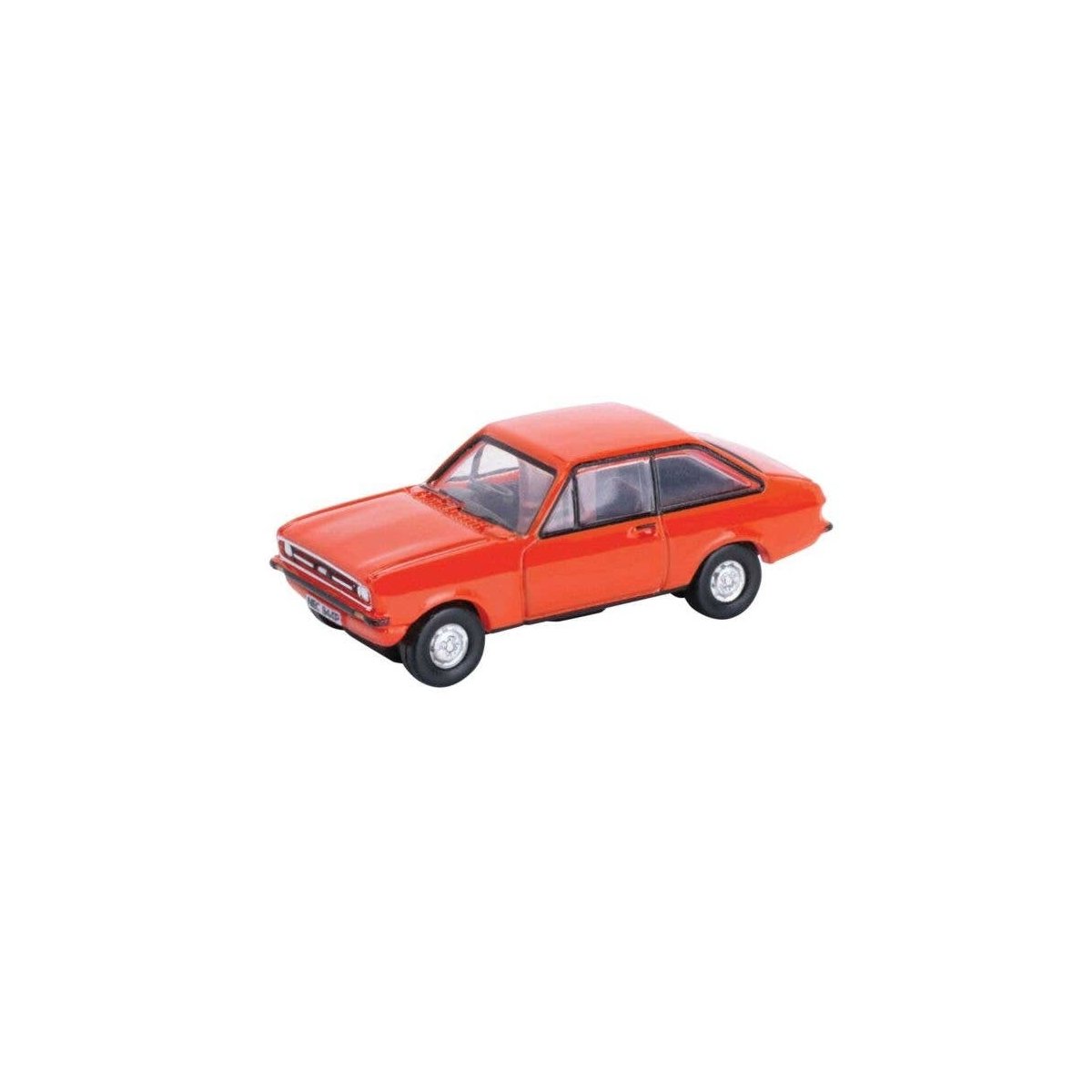 1974 Ford Escort Mark II - Assembled -- Carnival Red, N, Oxford Diecast NESC001