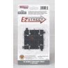 E-Z Street Track for Operating Vehicles & Trolleys -- 90-Degree Crossing pkg(4), O, Bachmann Industries 268