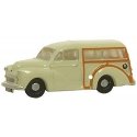 Morris Traveller Station Wagon - Assembled -- Old English White, Brown, N, Oxford Diecast NMMT001