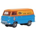 1957-1970 Ford Thames 400E Cargo Van - Assembled -- Fordson (blue, orange, yellow), N, Oxford Diecast NFDE011