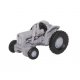 Fordson Tractor - Assembled -- Matte Gray, N, Oxford Diecast NTRAC004