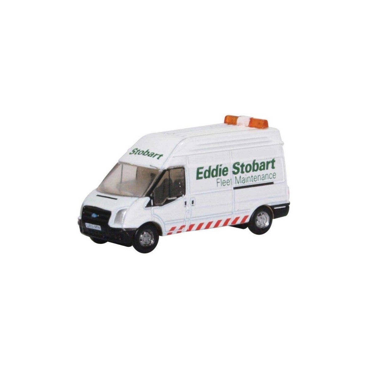 Ford Transit Van with Long Wheelbase and High Roof - Assembled -- Eddie Stobart Fleet Maintenance, N, Oxford Diecast NFT021