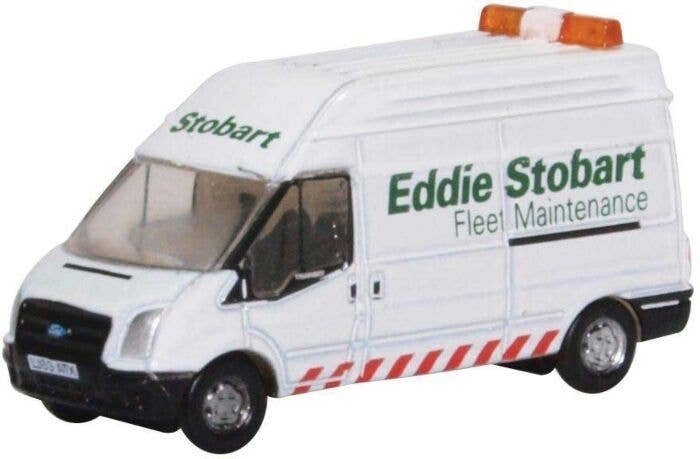 Ford Transit Van with Long Wheelbase and High Roof - Assembled -- Eddie Stobart Fleet Maintenance, N, Oxford Diecast NFT021