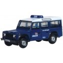 Land Rover Defender Hardtop - Assembled -- RNLI Lifeboats (blue, white), N, Oxford Diecast NDEF014