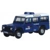 Land Rover Defender Hardtop - Assembled -- RNLI Lifeboats (blue, white), N, Oxford Diecast NDEF014