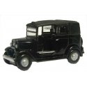 Austin Low Loader Taxi - Assembled -- Black, N, Oxford Diecast NAT001