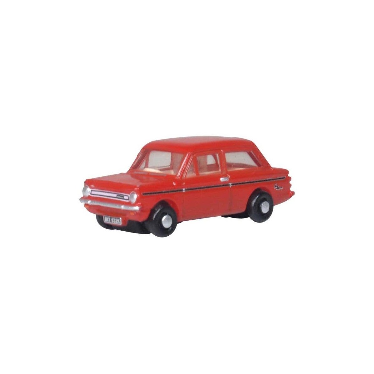 1960s-1970s Hillman Imp - Assembled -- Firebrand Red, N, Oxford Diecast NHI003