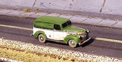 American Truck - Chevrolet (Unpainted Metal Kit) -- 1941 Panel Van, N, GHQ 57016