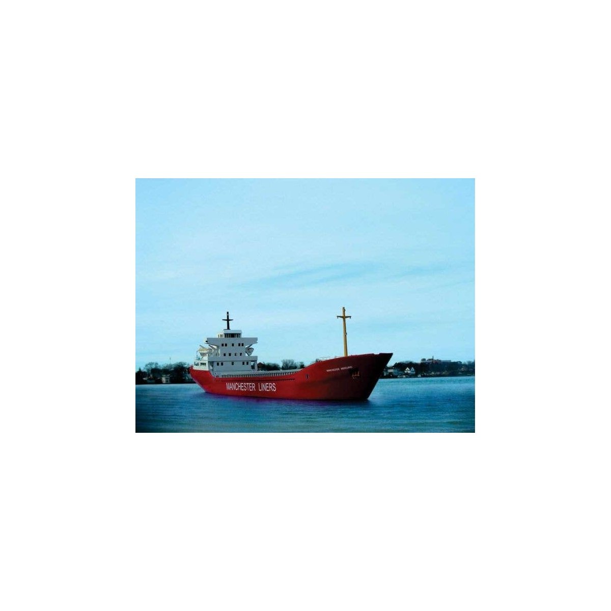 Modern Container Ship - Resin Kit -- 280′ Scale Long, N, Sylvan Scale Models N2123