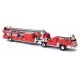 1968 American-LaFrance Fire Hook and Ladder Truck with Open Cab - Assembled -- Fire Departmen, HO, Busch Gmbh & Co Kg 46031