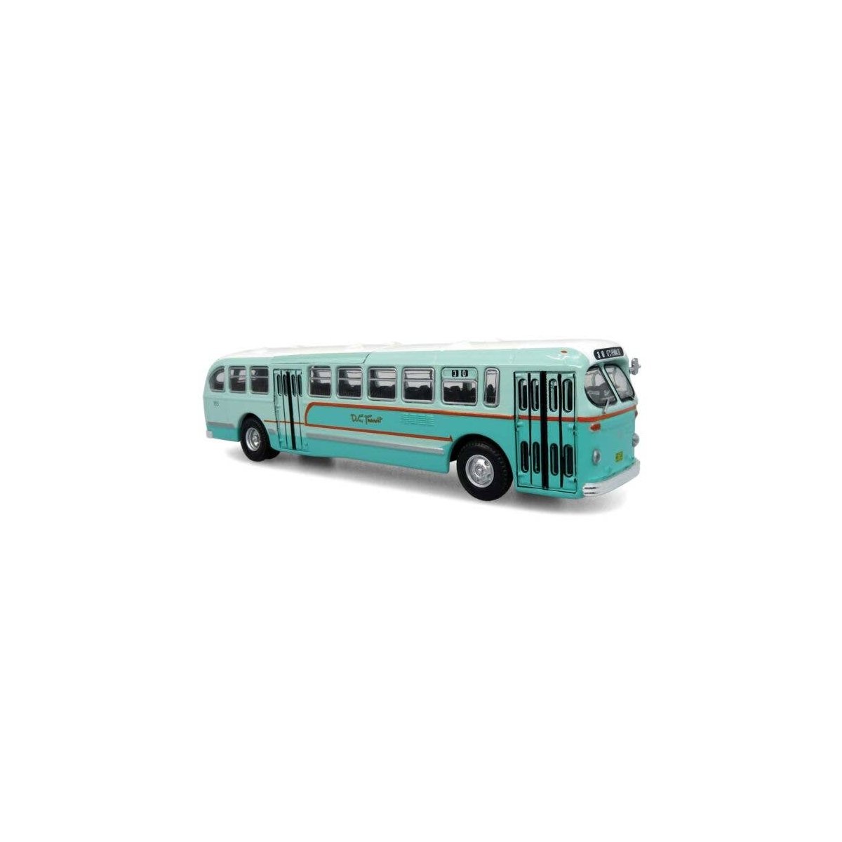 1940s-1950s ACF Brill CD-44 Transit Bus - Assembled -- DC Transit (2-Tone Green), HO, Iconic Replicas 870374