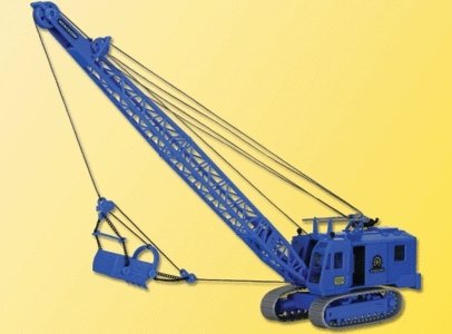 European Construction Equipment -- MENCK M154 Dragline Excavator with Bucket, HO, Kibri 11283