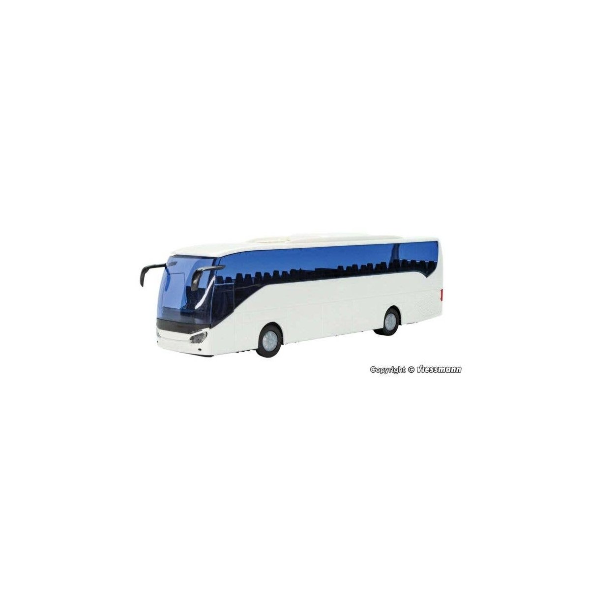 Setra S 515 HD Bus - Kit -- White, HO, Kibri 11231