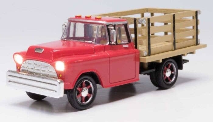 Just Plug(R) Lighted Vehicle -- Heavy Hauler (red), O, Woodland Scenics 5975