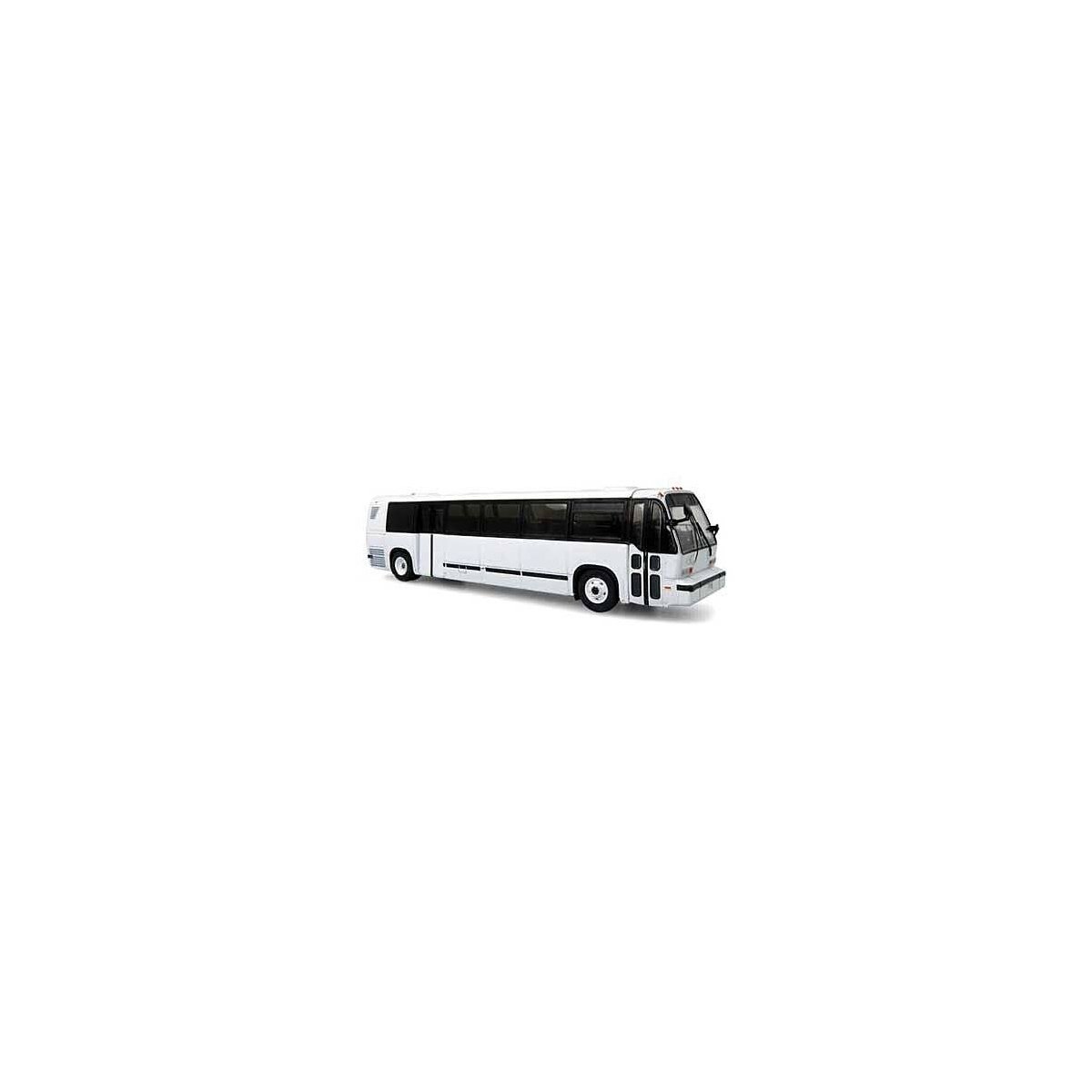 1987-1994 TMC RTS Transit Bus - Assembled -- Unettered (white), HO, Iconic Replicas 870320